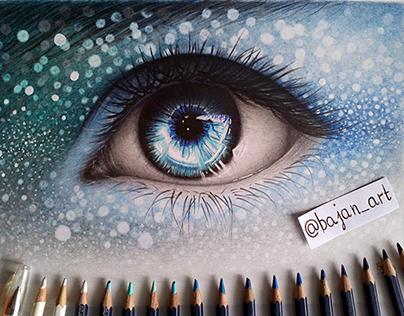 Blue Eye drawing 
