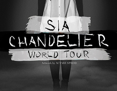 Sia - Chandelier Tour Promo Poster