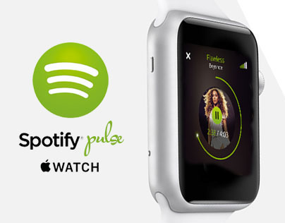 Spotify Pulse - Apple Watch UI