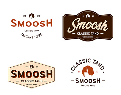 Smoosh Taho logo studies