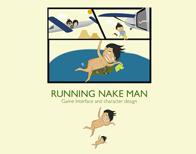 Running Naked Man