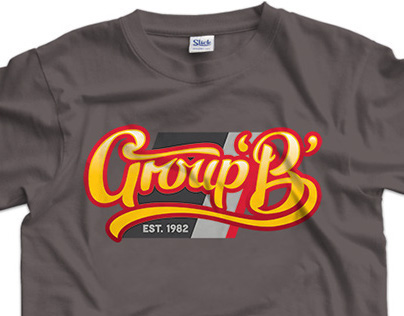 Group B retro rally t-shirt