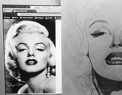 Marilyn - Quick Drawing