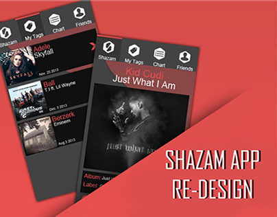 Shazam App Design