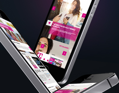 Website design for T-Mobile Polska