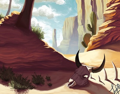 Desert Background study