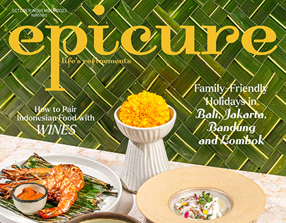 Project thumbnail - COVER - EPICURE MAGAZINE OCT/NOV 2O23 EDITION