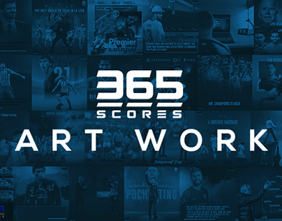 365Scores 2023 - Football graphic artwork