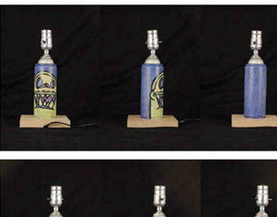 Spray Can Lamps