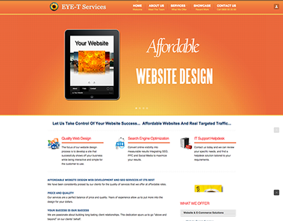 Eye-T Services Website