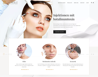 La Perle Swiss - Aesthetic Website & Design