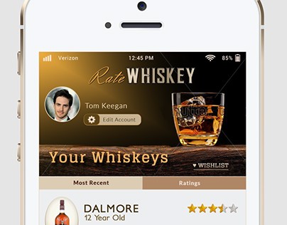 Whiskey Rating app