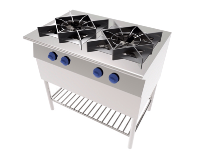 Burner Range for commercial kitchens