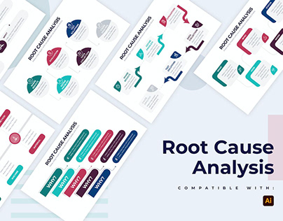 Business Root Cause Illustrator Infographics