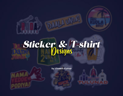 Stickers & T-shirt Designs | By Vineeth Kumar