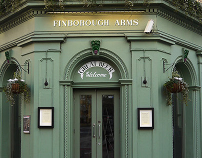 Finboriugh Arms and Finborough Theatre signage