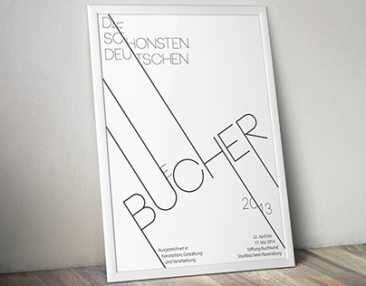 Poster: The most beautiful German books 2013