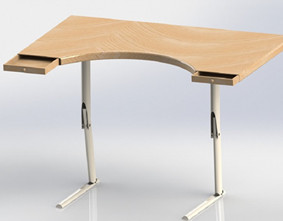 Ergonomic height adjustable desk