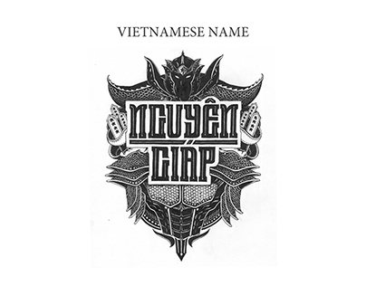 Hand lettering - Vietnamese name
