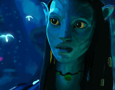 Project thumbnail - Ilustración Digital de “Neytiri” (Avatar)