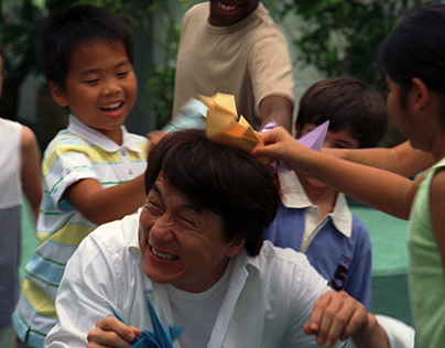 Jackie Chan Unicef film shoot- Hong Kong 2006
