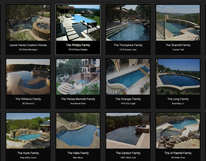 Responsive Pool Design Site