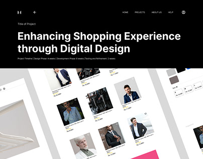 Project thumbnail - Fashion Store Website UI Design
