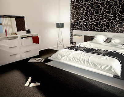Black & White Bedroom