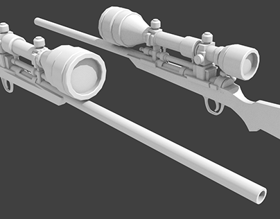 Blender - Sniper Rifle