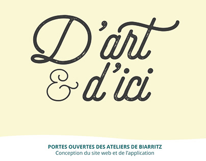 Web design - PO ateliers d'artistes Biarritz