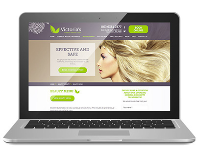 Victoria's Cosemtic Medical Clinic | Responsive Website