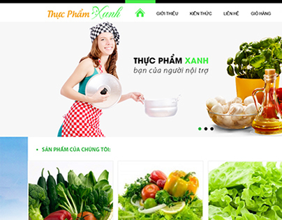 Thuc Pham Xanh Website