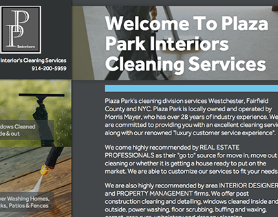 Plaza Park Interior's Cleaning Services