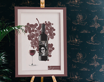 Poster for "Gregorian" wine