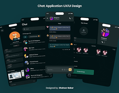 Chat Application UX/UI Design