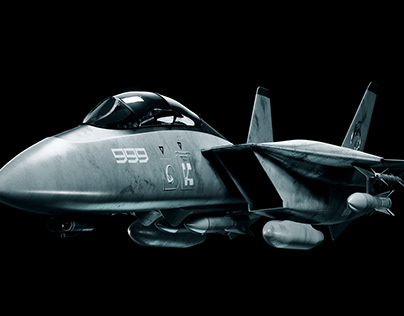 F14 Tomcat - Lowpoly Game ready 3D Model