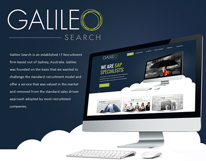 Galileo Search Website Design