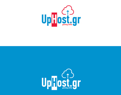 uphost.gr logo creation
