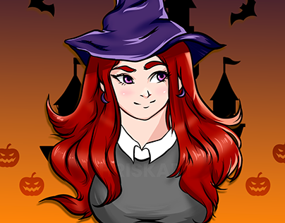 Witch Halloween Artwork