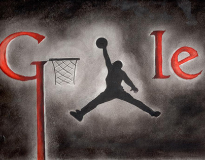 My first Google Doodle - "Air Jordan" version