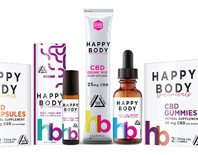 Happy Body Botanicals CBD Packaging for Circle K