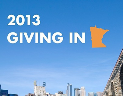 MN Council on Foundation '13 Giving in Minnesota Report
