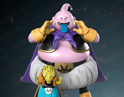 Majin Buu and Babidi 3D print model