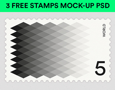 3 PSD Stamps mock up [free]