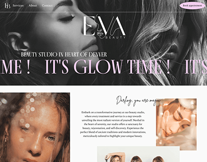 Beauty Studio Website Design