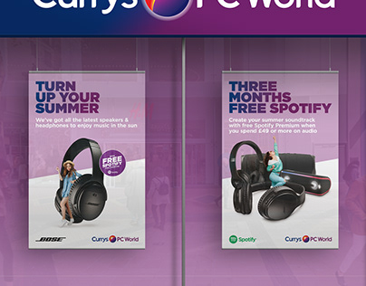 Currys PC World - Summer Of Sound Campaign