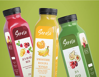 Branding Serasa Natural Fresh Juice