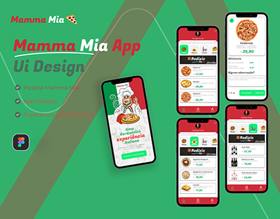 App Delivery | MammaMia - Ui Design