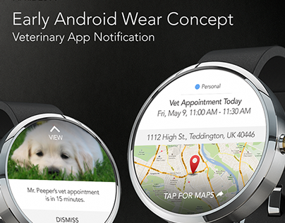Android Wear - Veterinary App Notification