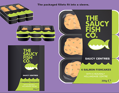 The Saucy Fish Co. packaging for YCN